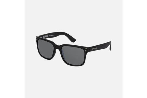 CARVE Rivals Matt Black Grey Injected Polarised With Silver Mirror
