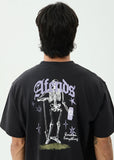 AFENDS Thirty Three Ten Retro Tee - STONE BLACK