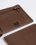 RUSTY High River 2 Leather Wallet - DARK TAN