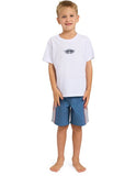 BILLABONG Groms Arch Biscus Short Sleeve T-Shirt - WHITE