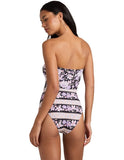 BILLABONG Forevermore Summer Bandeau One Piece - BLACK PEBBLE
