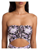 BILLABONG Forevermore Summer Bandeau One Piece - BLACK PEBBLE