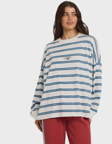 BILLABONG Original Tides Long Sleeve T-Shirt - SALT CRYSTAL