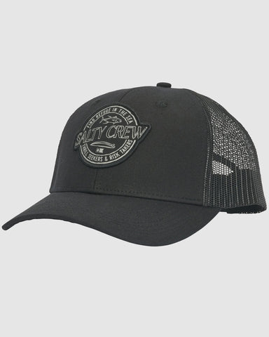 SALTY CREW Skewed Retro Trucker - BLACK