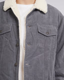 SILENT THEORY Cruiser Cord Jacket - GREY