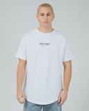 SILENT THEORY Invest Scoop Tee - WHITE