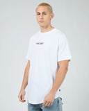 SILENT THEORY Invest Scoop Tee - WHITE