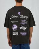 SILENT THEORY Influence Box Tee - CHARCOAL