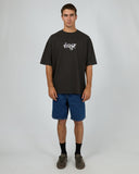 SILENT THEORY Influence Box Tee - CHARCOAL