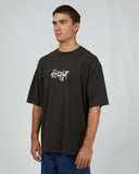 SILENT THEORY Influence Box Tee - CHARCOAL