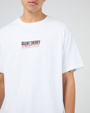 SILENT THEORY League Scoop Tee - WHITE