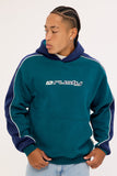 RUSTY Panela Anderson 2.0 Hooded Fleece - DEEP TEAL