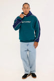 RUSTY Panela Anderson 2.0 Hooded Fleece - DEEP TEAL