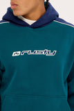 RUSTY Panela Anderson 2.0 Hooded Fleece - DEEP TEAL