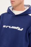 RUSTY 2K Sing Hooded Fleece - DARK BLUE