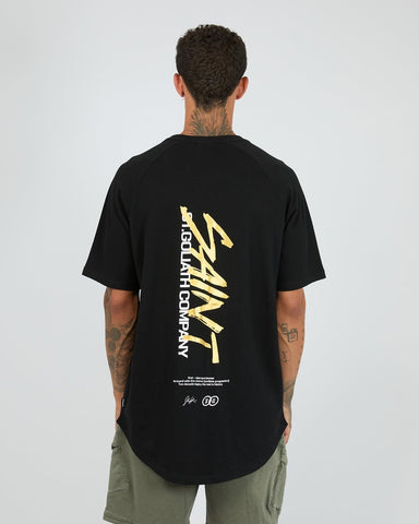 SAINT GOLIATH Paiste Raglan Tee - BLACK