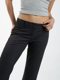 THRILLS Brit Pinstripe Pant - CHARCOAL GREY