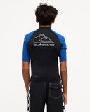 QUIKSILVER On Tour Short Sleeve Boys ID  - PALACE BLUE