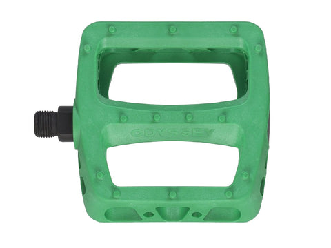 Odyssey Twisted Pro BMX Pedals - KELLUY GREEN