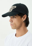 AFENDS Rise Recycled Panelled Cap - BLACK