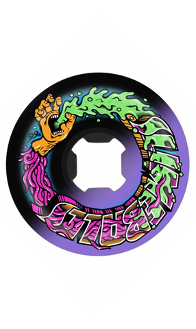 SANTA CRUZ 53mm Greetings Speed Balls 99a Slime Balls - PURPLE/BLACK