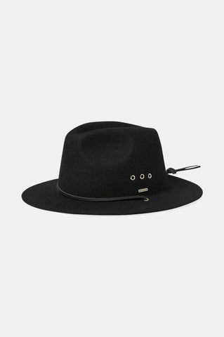 BRIXTON Welsey Fedora Packable WTHR Guard - BLK