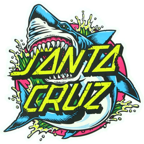 SANTA CRUZ - Shark Dot Sticker - TURQUOISE