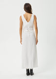 AFENDS Focus Seersucker Maxi Dress - WHITE