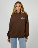 SILENT THEORY Perspective Hoodie - CHOCOLATE