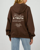 SILENT THEORY Perspective Hoodie - CHOCOLATE