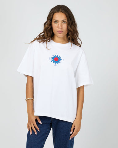 SILENT THEORY Sol Solis Tee - WHITE