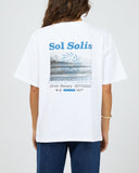SILENT THEORY Sol Solis Tee - WHITE