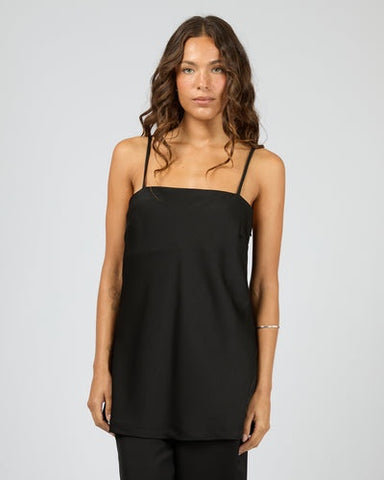 SILENT THEORY Bailey Tunic Top - BLACK