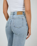 SILENT THEORY Hunter Comfort Wide Leg Jean - LIGHT BLUE