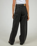 SILENT THEORY Jade Baggy Jean - WASHED BLACK