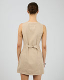 SILENT THEORY Cove Mini Dress - BEIGE