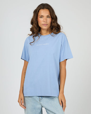SILENT THEORY Logo Tee - LIGHT BLUE