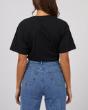 SILENT THEORY Logo Tee - WASHED BLACK