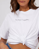 SILENT THEORY Logo Tee - WHITE