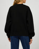 SILENT THEORY Logo Crew - BLACK