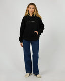 SILENT THEORY Logo Hoodie - BLACK
