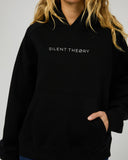 SILENT THEORY Logo Hoodie - BLACK