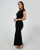 SILENT THEORY Raye Maxi Dress - BLACK