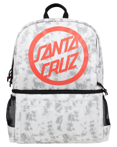 SANTA CRUZ Bold Ring Dot Backpack - CONCRETE TIE DYE