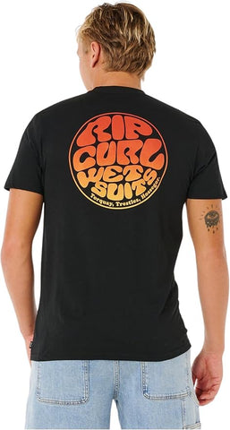 RIP CURL Wettie Passage Icon Tee - BLACK 2