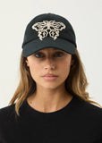 AFENDS Rise Recycled Panelled Cap - BLACK