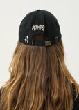 AFENDS Rise Recycled Panelled Cap - BLACK