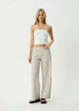 AFENDS Sofia Wide Leg Pant - REVERB MOONBEAM CHECK