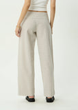 AFENDS Sofia Wide Leg Pant - REVERB MOONBEAM CHECK