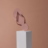 HAVAIANAS Slim Rosa Ballet Thongs - METALLIC ROSE